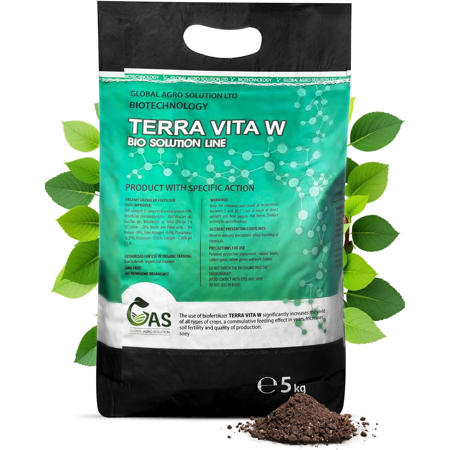 Fert Organic - Terra Vita 5 kg TERRA VITA W